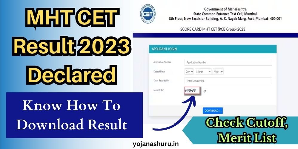 MHT CET Result 2023 Out Check Here Scorecard, Cut Off