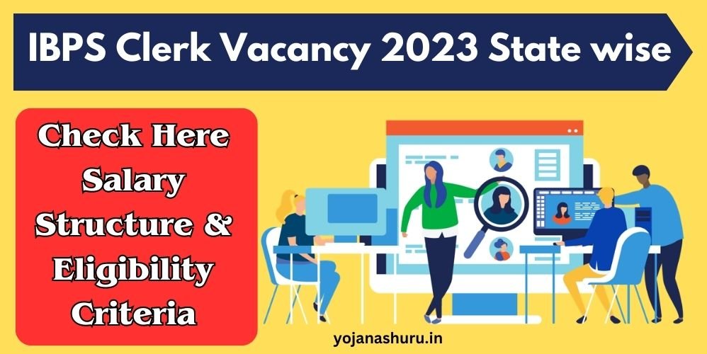 IBPS Clerk Vacancy 2023 State wise Notification Released Check Here